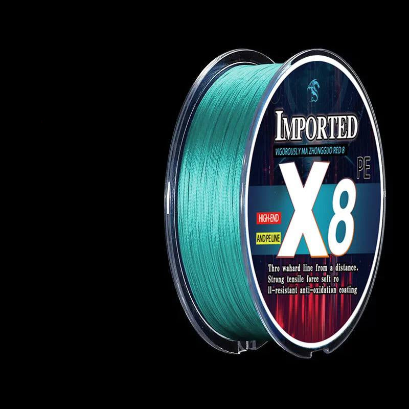 X8 Imported PE Braided Fishing Line – 120m High Strength