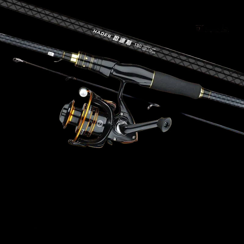 Rod & Reel Combo — Spinning / Baitcasting (Left/Right) — Basic or Luxury Kit