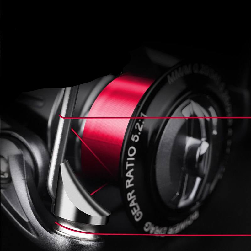 TAKUMI Silver Spinning Reel — Zero-Play Drive, CNC Metal Handle